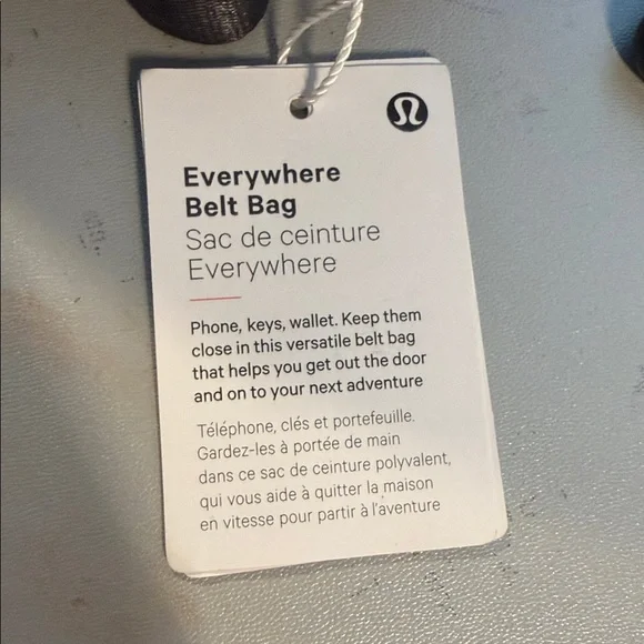 NWOT Lululemon athletica Black Belt Bag - Picture 12 of 16